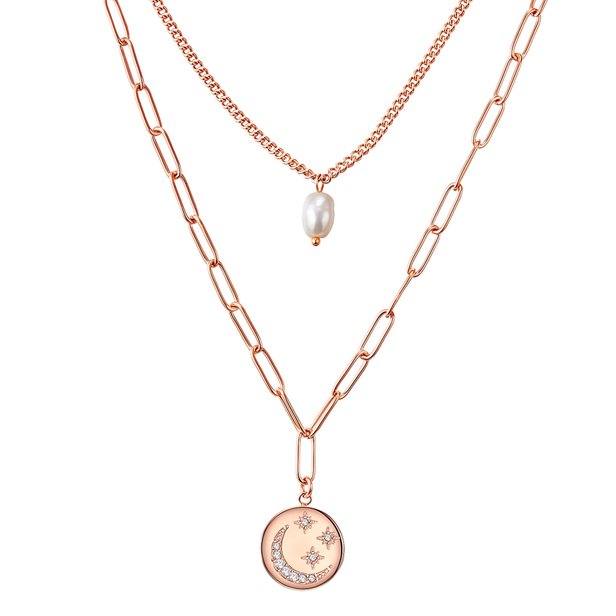 Collana di Valero Pearls in oro: frontale