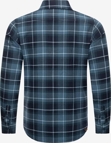 Ragwear - Ajuste regular Camisa 'Checki' en azul