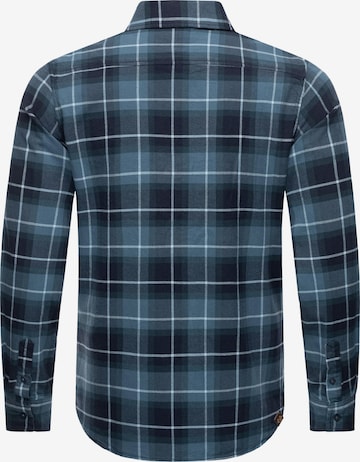 Ragwear - Ajuste regular Camisa 'Checki' en azul