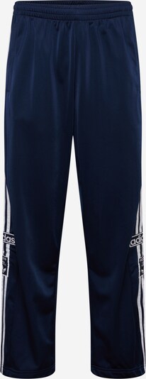 ADIDAS ORIGINALS Pantalon 'Adibreak' en bleu foncé / blanc, Vue avec produit