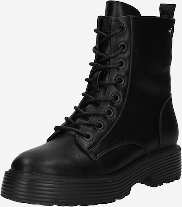 Xti - Botines con cordones en negro: frente