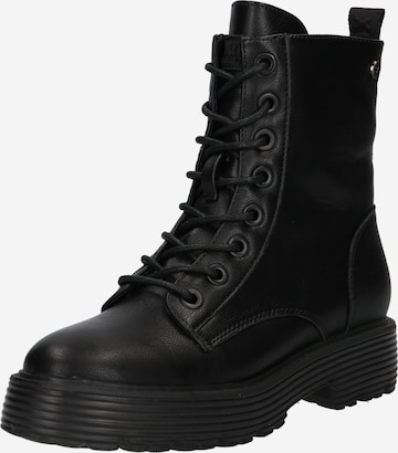 Xti Lace-up bootie in Black: front
