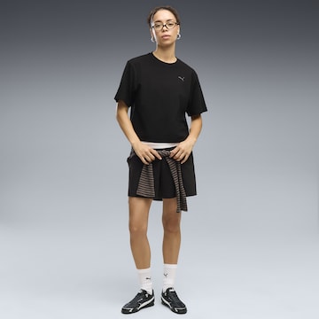PUMA Shirt 'Essentials Elevated' in Zwart