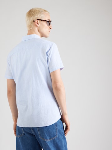 JACK & JONES Слим Рубашка 'JWHSUMMER' в Синий: сзади