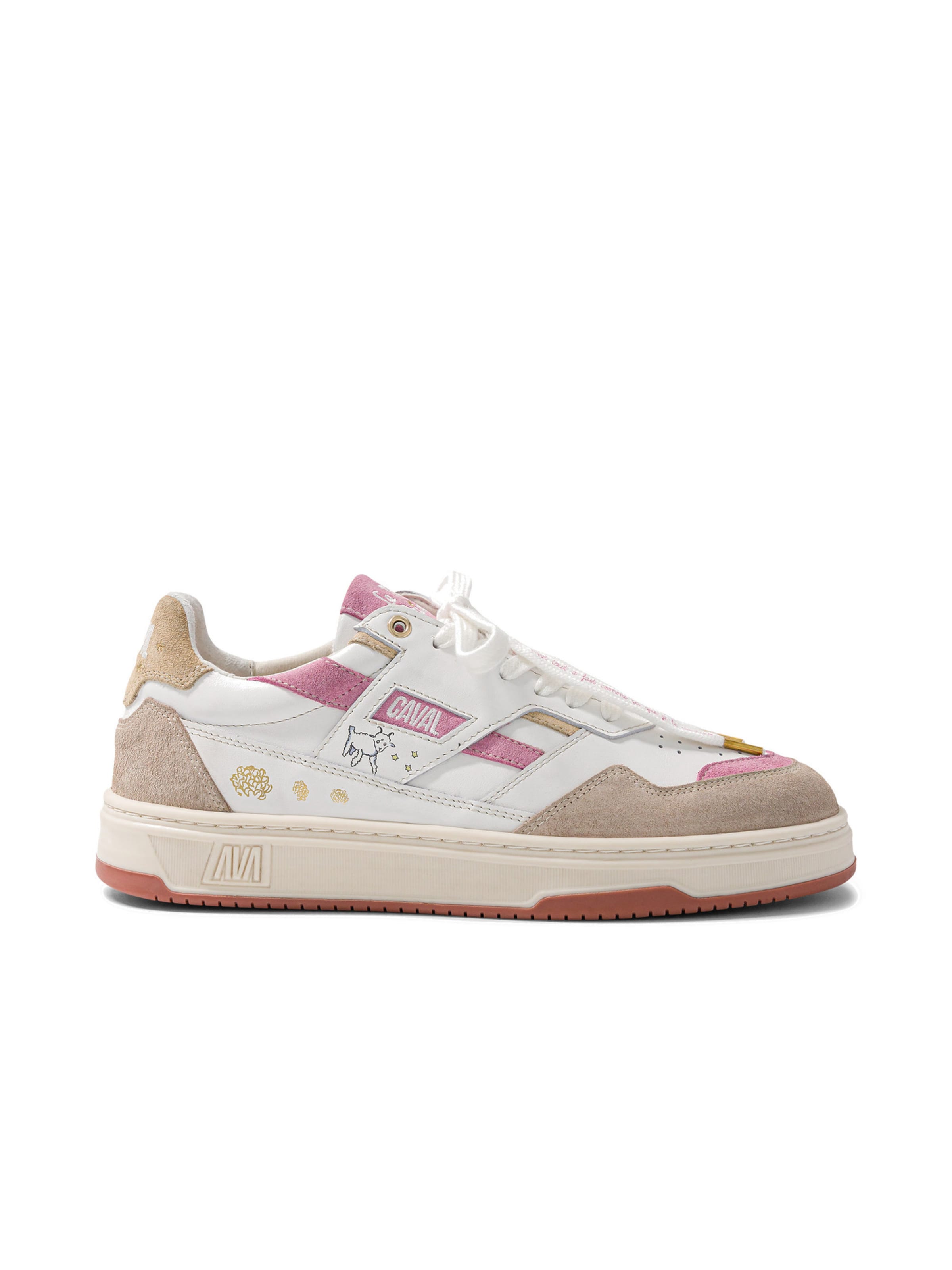Scarpa stringata ' PLAYGROUND ' di Caval in bianco