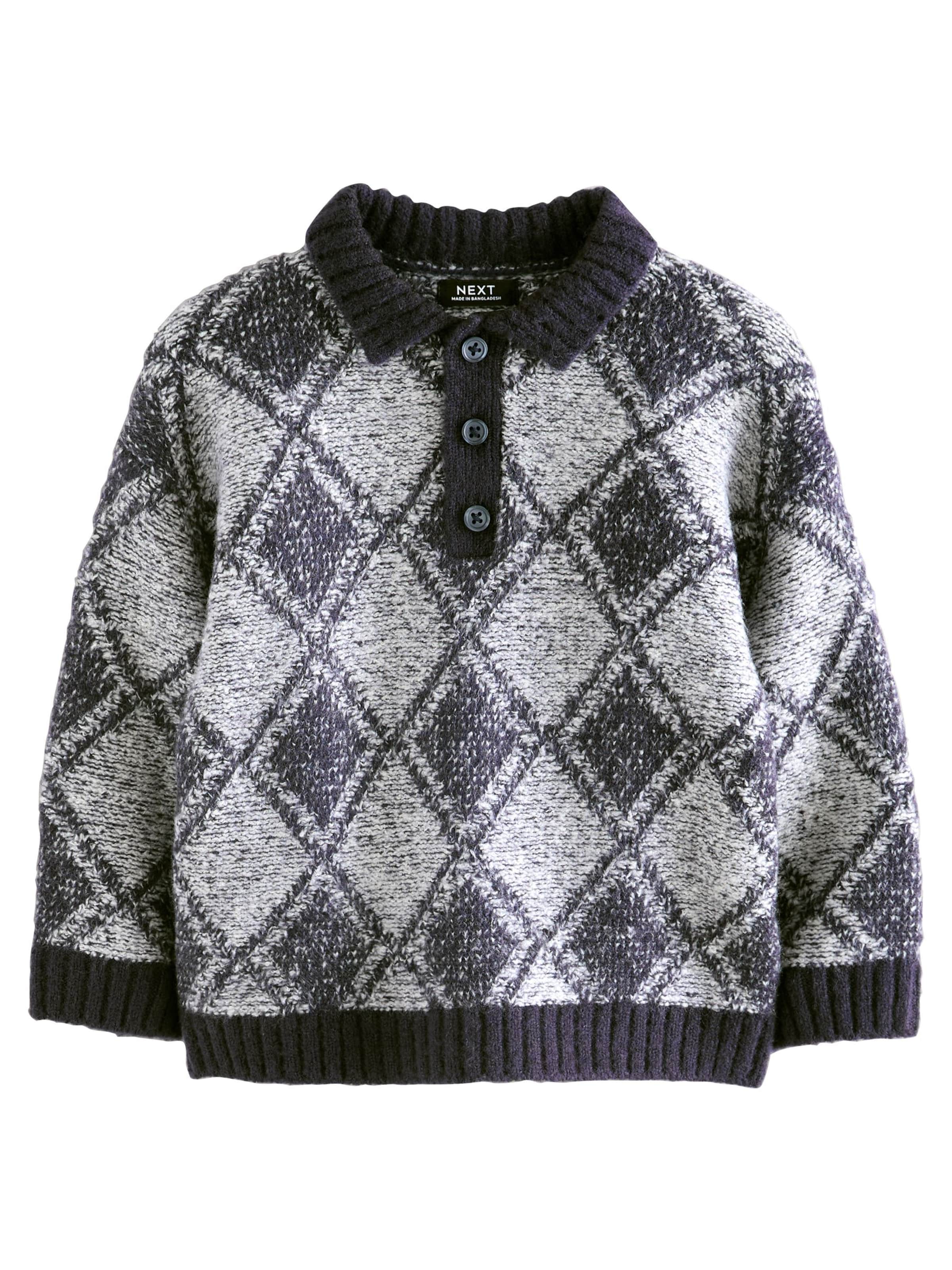 Next Pullover i blå: forside