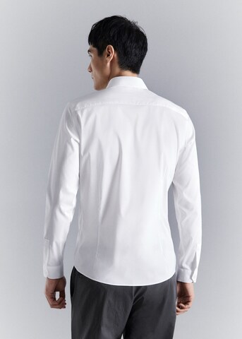 MANGO MAN Regular fit Button Up Shirt 'Palmar' in White