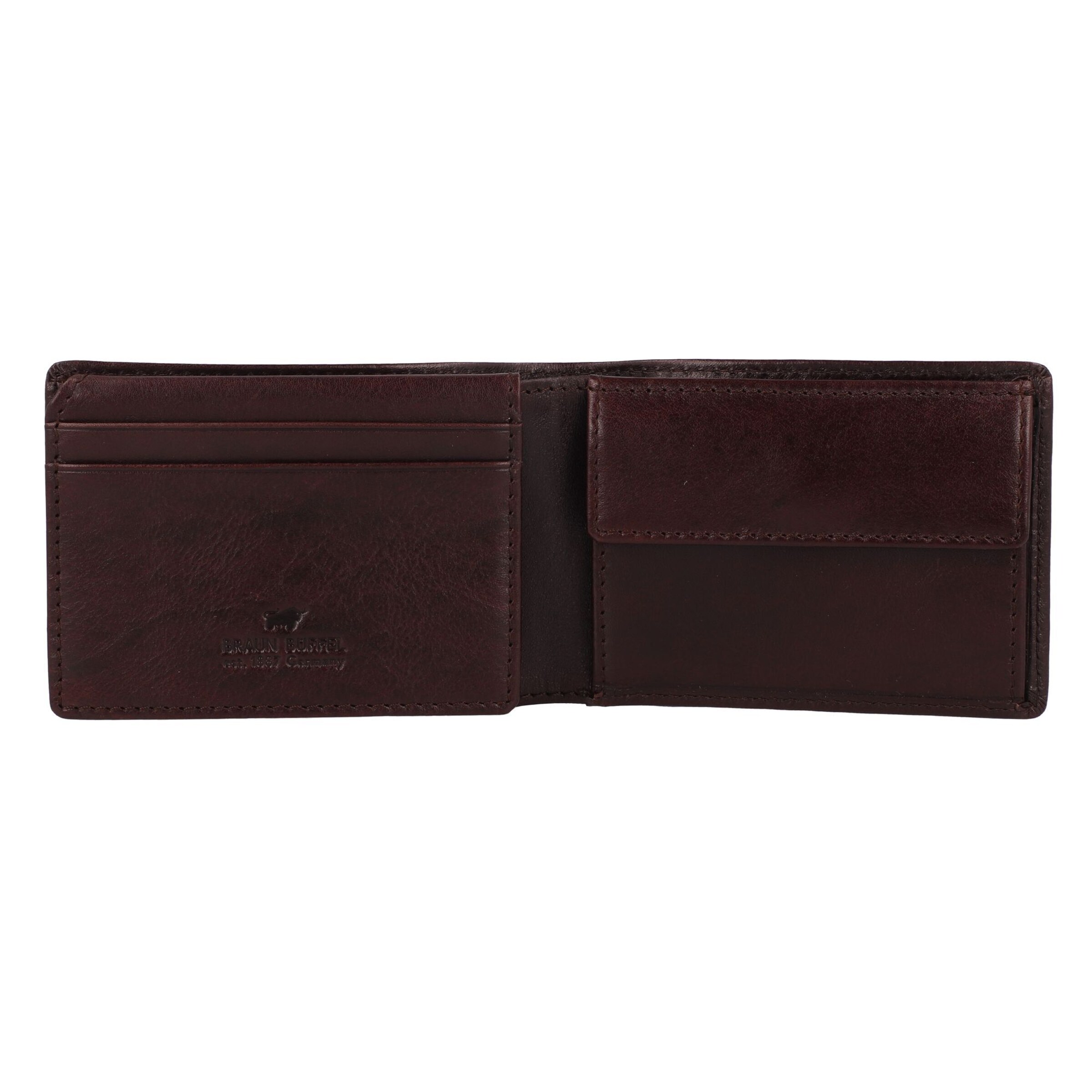 Porte-monnaies 'Arezzo' Braun Büffel en marron