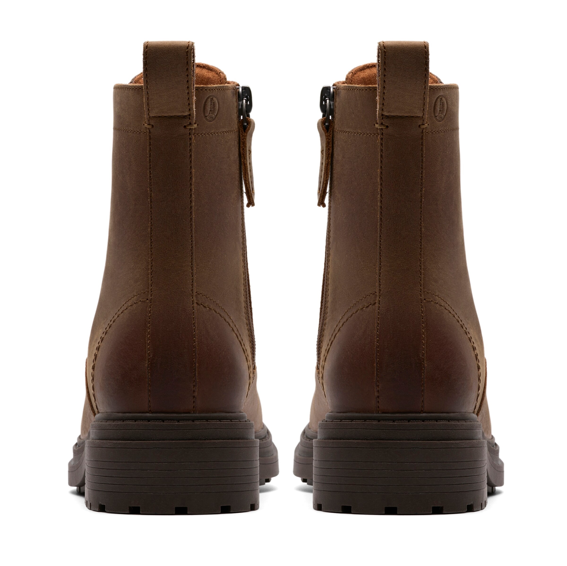CLARKS Schnürstiefelette 'Orinoco3' in Braun