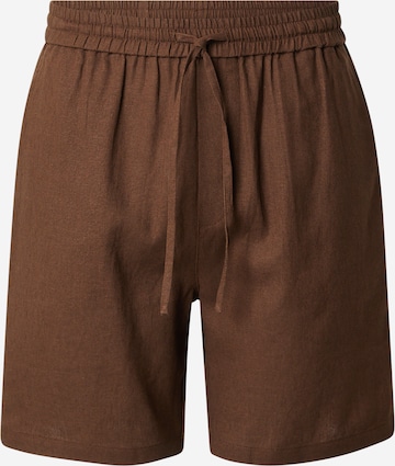 Regular Pantalon 'Maddox' DAN FOX APPAREL en marron : devant