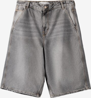 Bershka Loosefit Shorts in Grau: predná strana