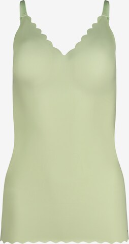 Regular Maillot de corps Skiny en vert : devant