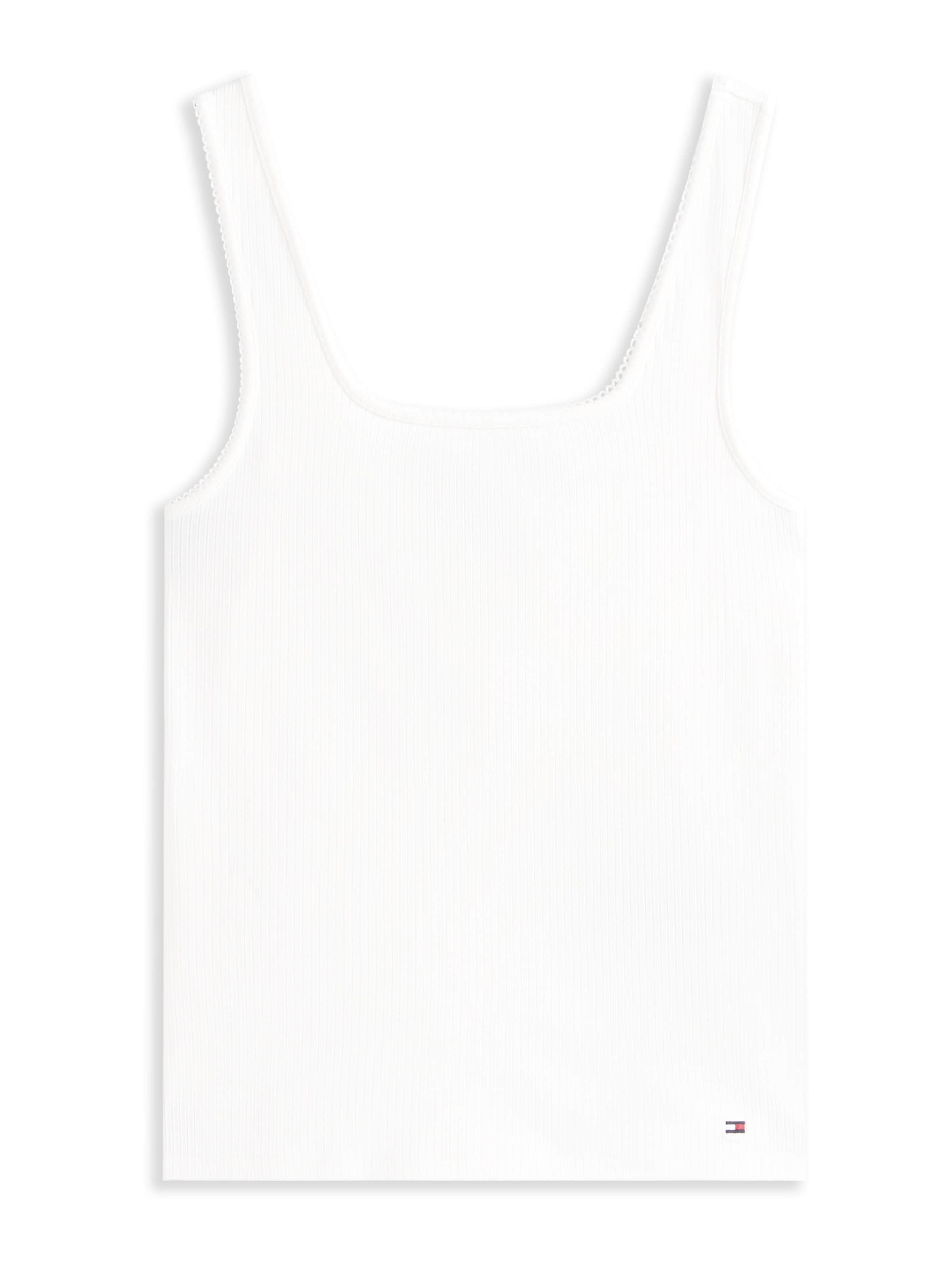 balts TOMMY HILFIGER Topiņš: no priekšpuses