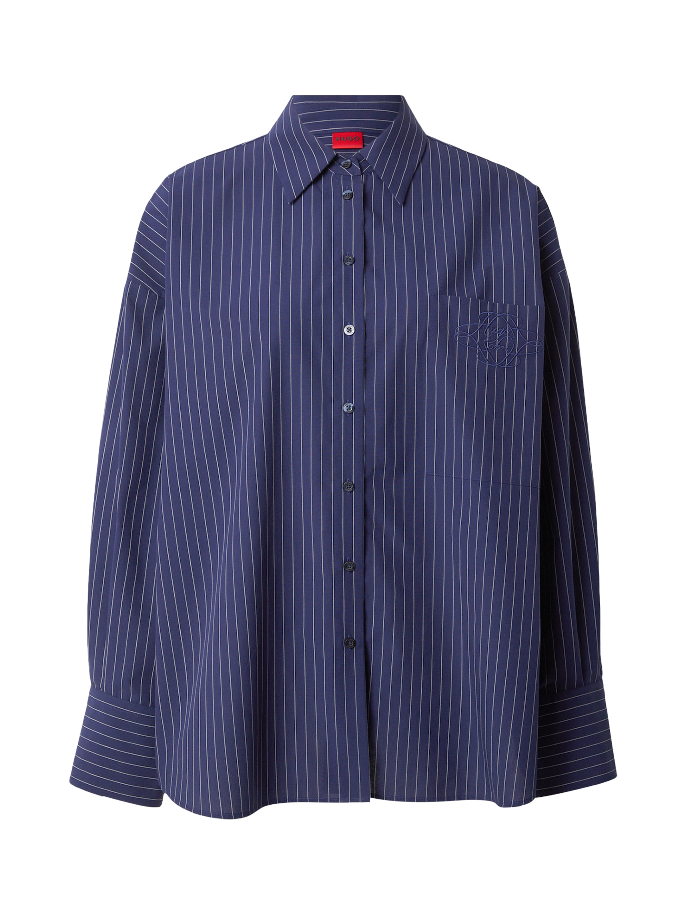HUGO Blouse 'Extra' in Blauw: voorkant