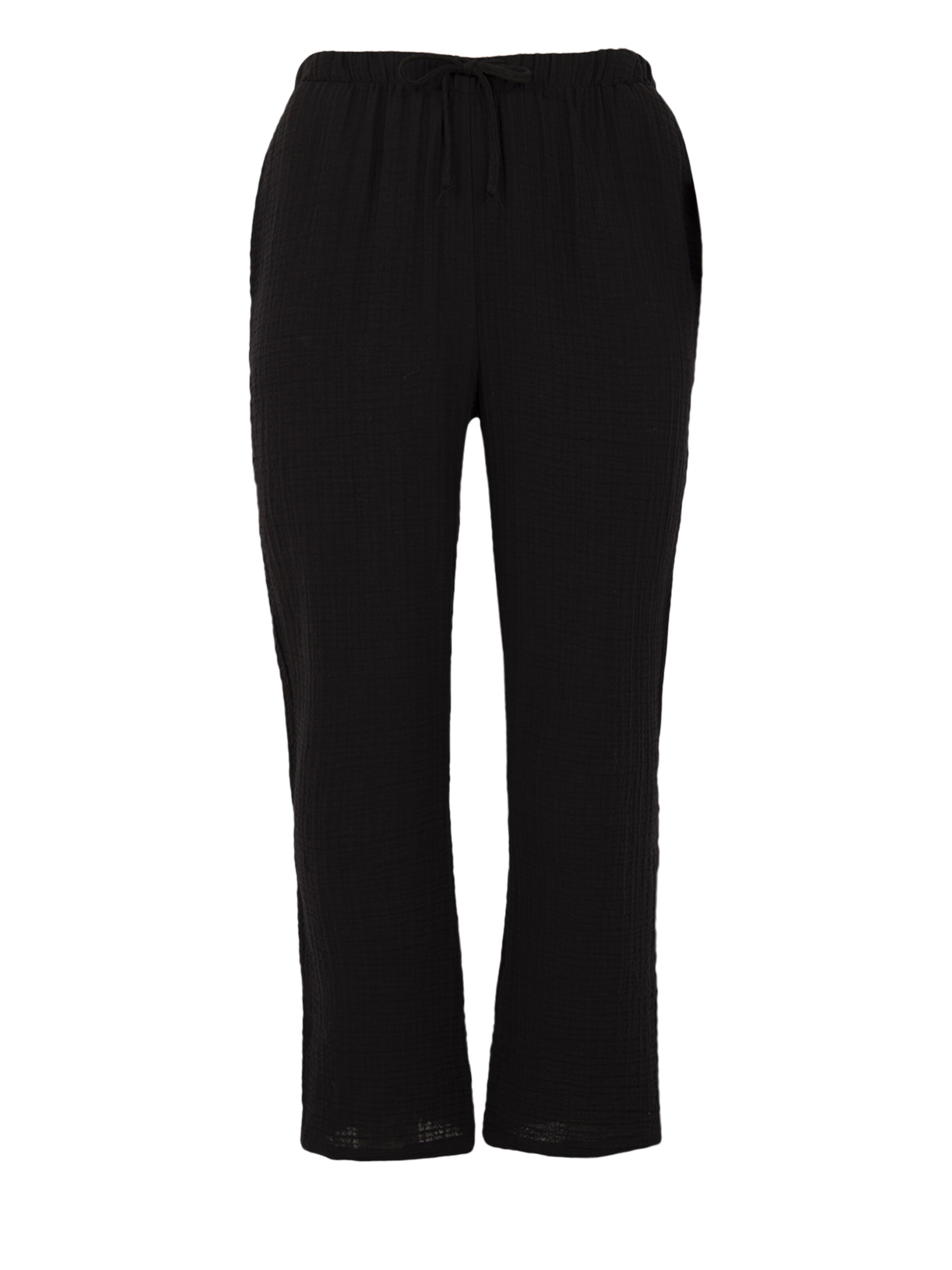 YOEK Broek in Zwart: voorkant