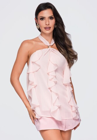 Ombre Top in Roze: voorkant