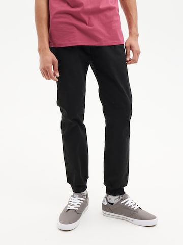 hydroponic - Tapered Pantalón 'Hydroponic Frontier Regular-Fit Jogger Trousers' en negro: frente