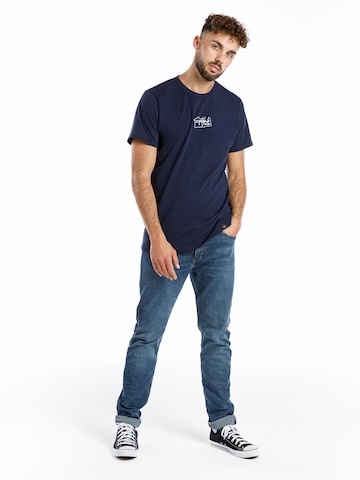 SPITZBUB Shirt 'Dennis' in Blau