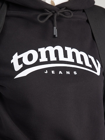 melns Tommy Jeans Sportisks džemperis 'ESS'
