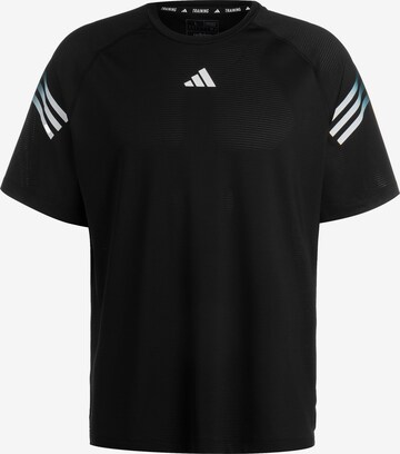 T-Shirt fonctionnel 'Icons' ADIDAS PERFORMANCE en noir : devant