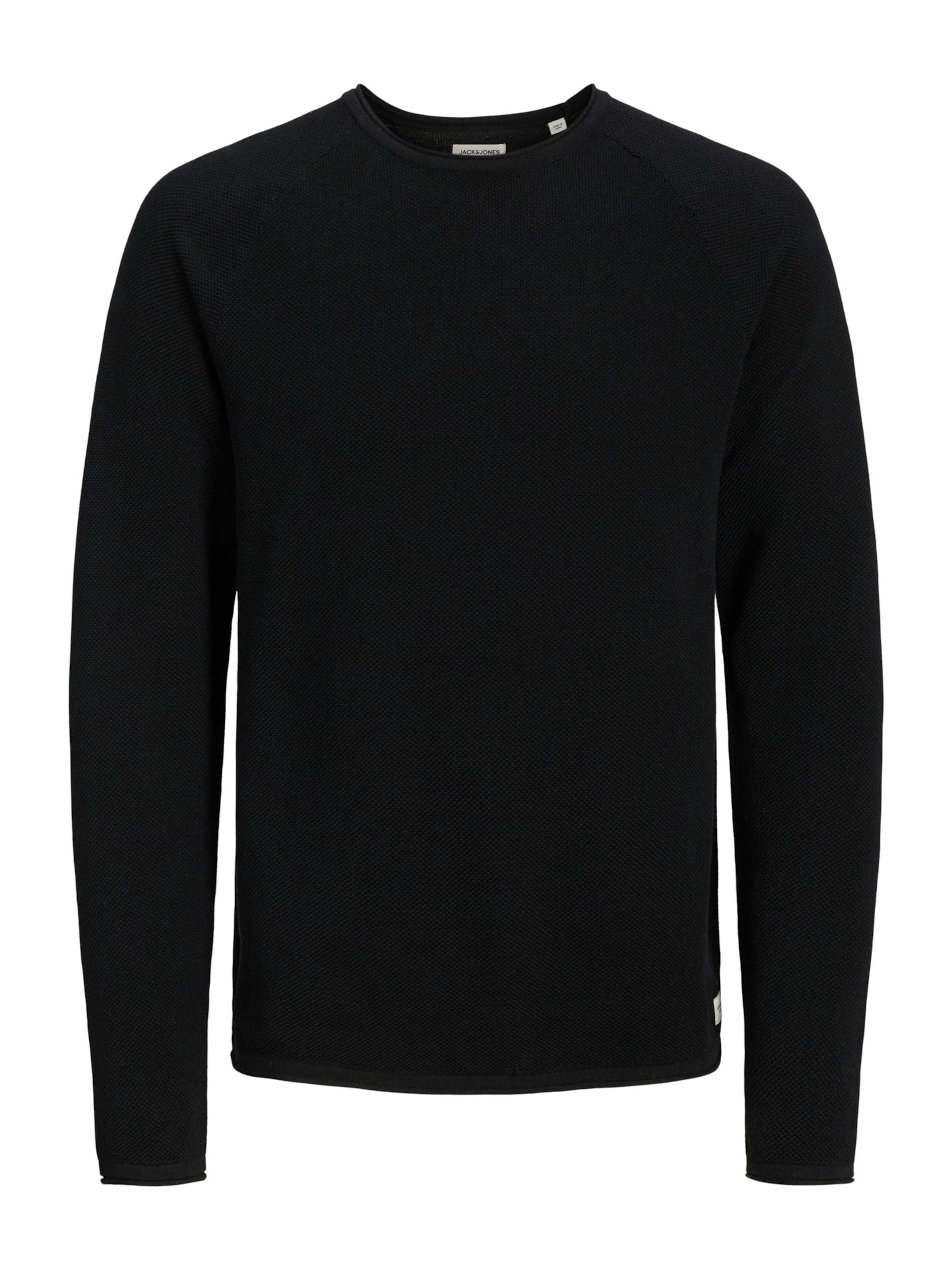 Pullover 'JWHHILL' di JACK & JONES in nero: frontale