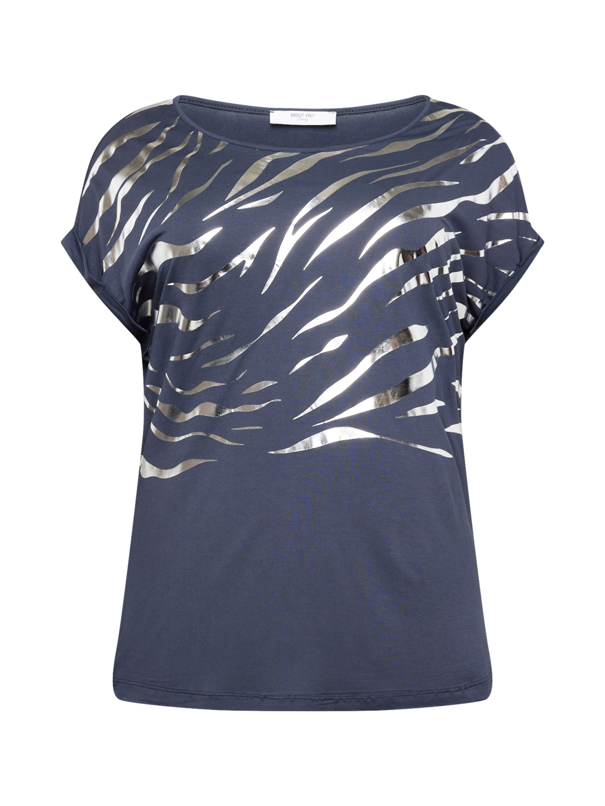 ABOUT YOU Curvy Shirt 'Caro' in Blue: front