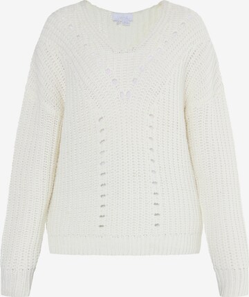 usha WHITE LABEL - Pullover 'Teylon' em branco: frente