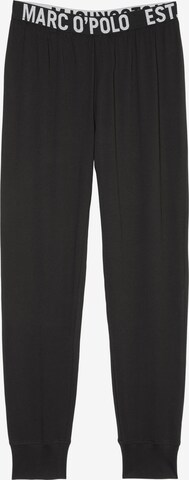 Marc O'Polo Tapered Broek in Zwart: voorkant