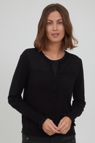 Fransa Cardigan 'FRDEDINA 3' in Schwarz: predná strana