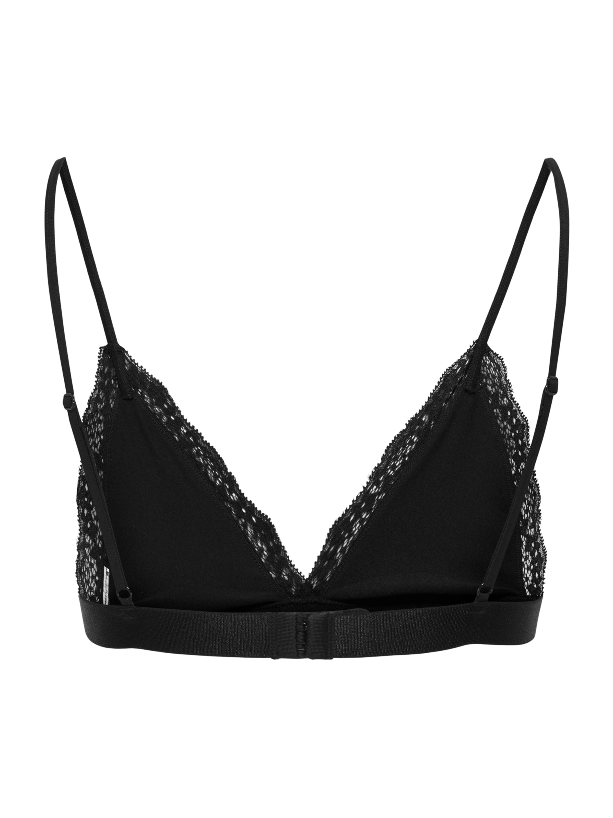 ONLY Trojuholníky Podprsenka 'ONLVICKY' - Čierna