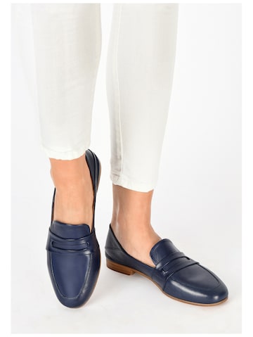 INUOVO Classic Flats in Blue