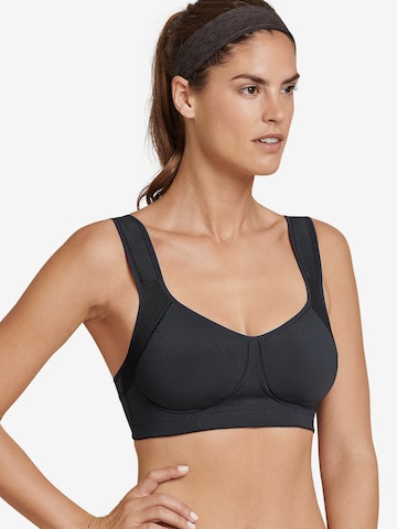 SCHIESSER Minimiser Bra in Black: front