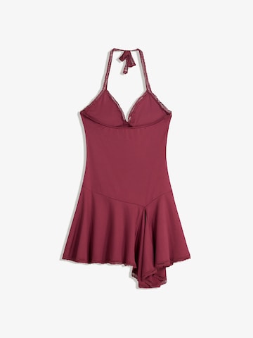 Bershka Sukienka w kolorze czerwony