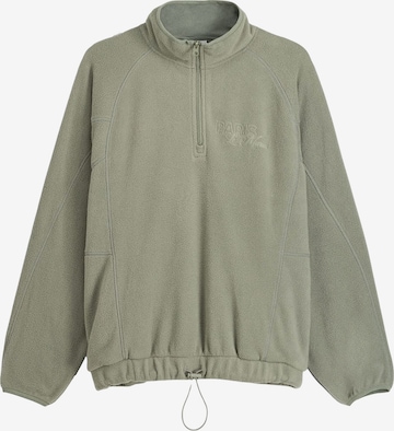 Pull-over Bershka en vert : devant