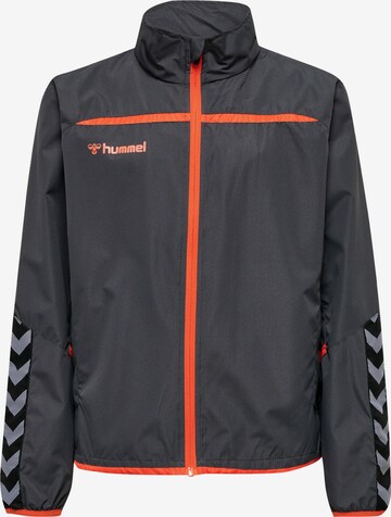 Hummel Athletic Jacket in Grey: front