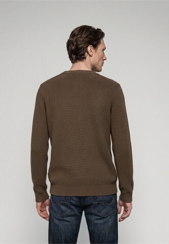 INDICODE JEANS Trui 'Torpedo' in Bruin