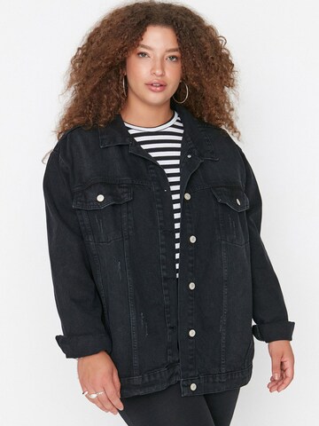 Trendyol Curve - Chaqueta de entretiempo en gris: frente