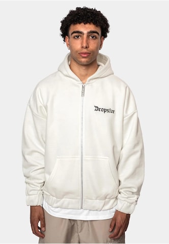 Dropsize Sweat jacket in White: front