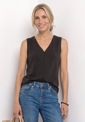 STREET ONE Top in Braun: Vorderseite
