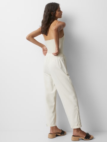 Pull&Bear Tapered Trousers in Beige