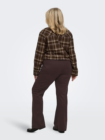 ONLY Carmakoma Flared Broek 'PEVER' in Zwart