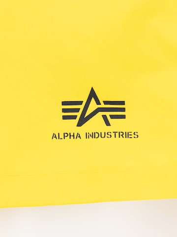 ALPHA INDUSTRIES Swimming shorts in Yellow