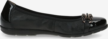 CAPRICE Ballet Flats in Black