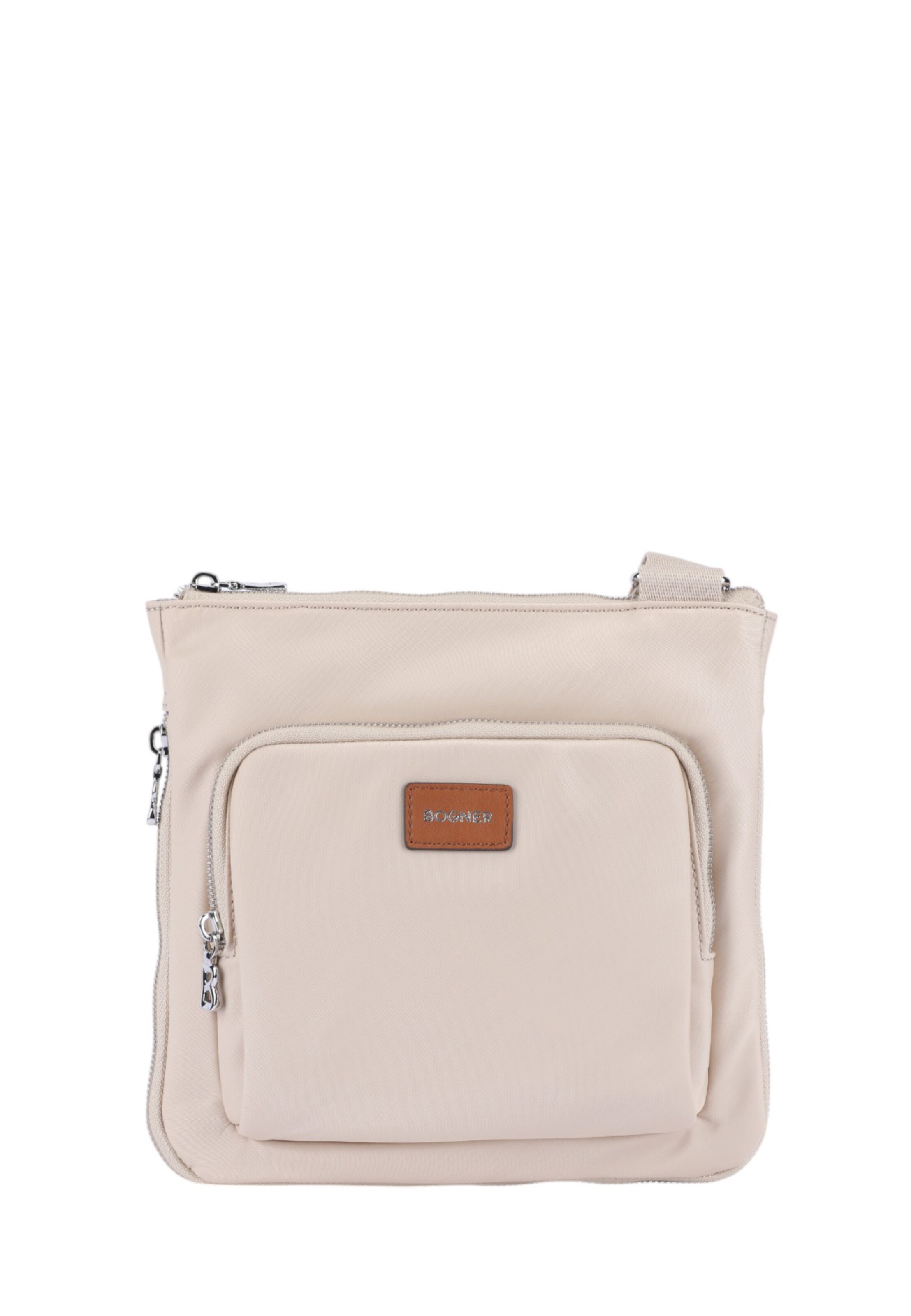 BOGNER Schoudertas 'Fully 1.0 Serena' in Grijs: voorkant