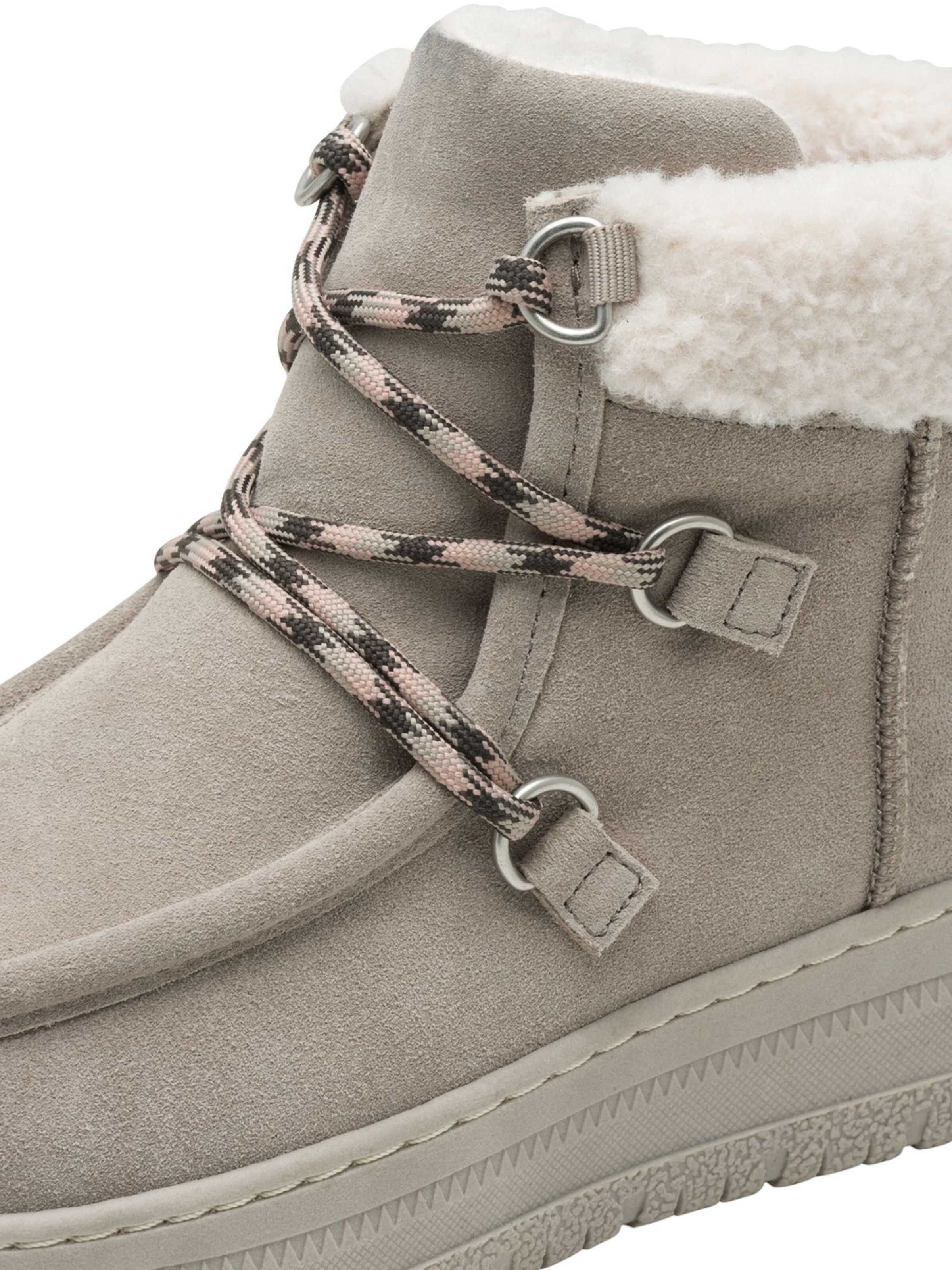 Tamaris Lace-up bootie in Grey