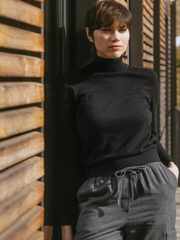 Living Crafts Pullover 'URANIA'‌‌‌‌‌‌‌‌‌ in Schwarz