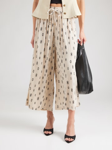 Wide leg Pantaloni 'ONLCIKKA' di ONLY in marrone: frontale