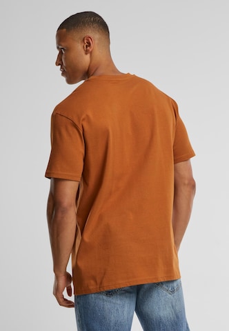 Merchcode Shirt 'Think Different' in Brown