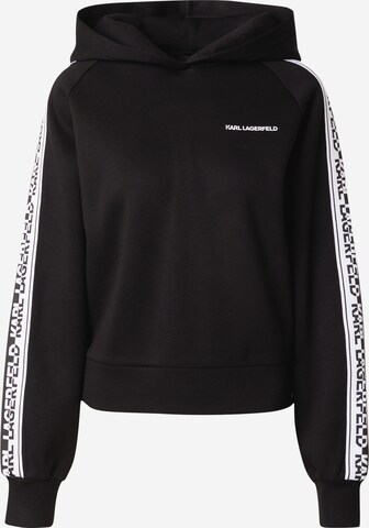 Karl Lagerfeld Sweatshirt in Schwarz: predná strana