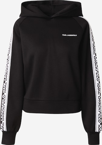 Karl Lagerfeld Sweatshirt i svart: framsida